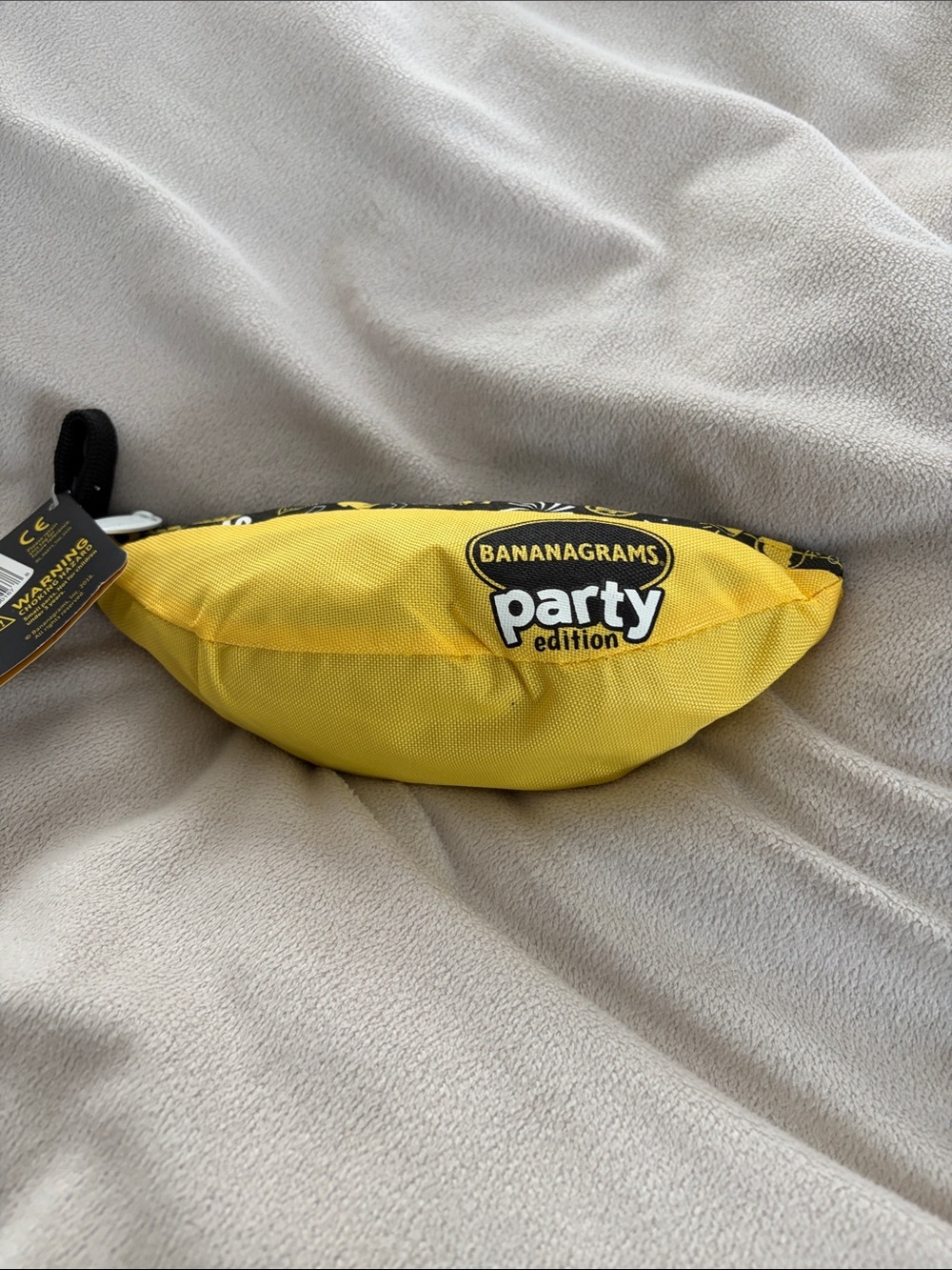 Banana Republic Bright Yellow Party Game Pouch